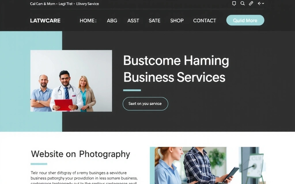 Corporate website redesign