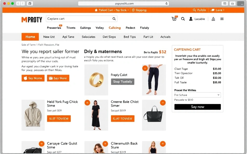 E-commerce platform design
