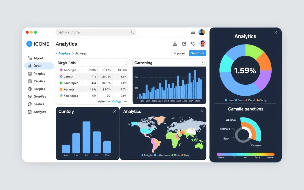 SaaS dashboard interface